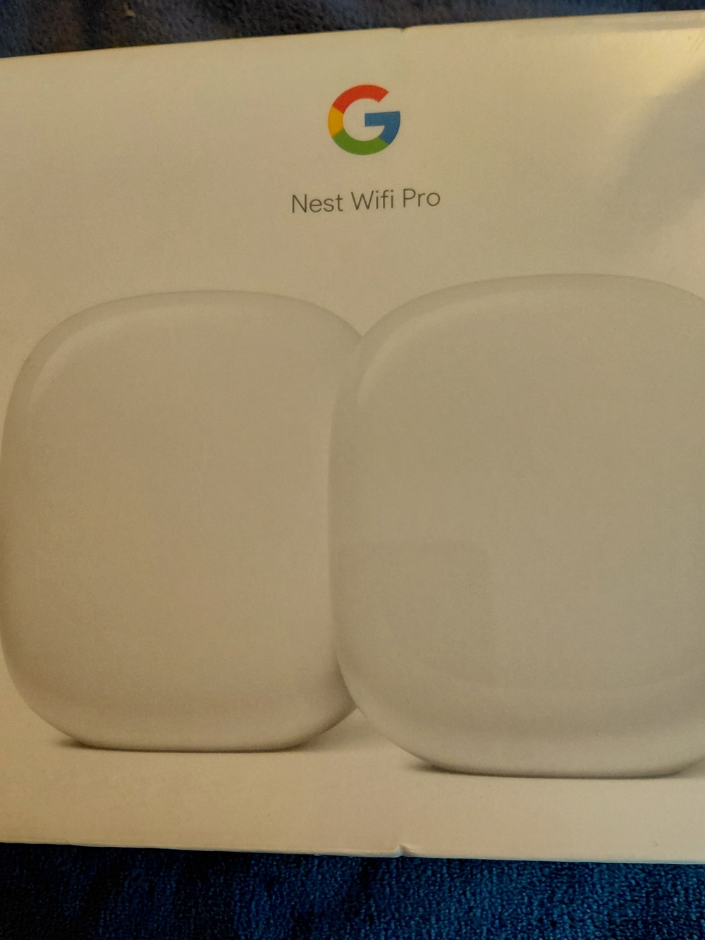 GOOGLE NEST 2-PACK Wifi Pro Wi-Fi 6E Speed Router Mesh System Snow NEW SEALED